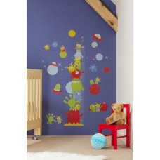 Nalepke za steno merjenje višine-The Aliens